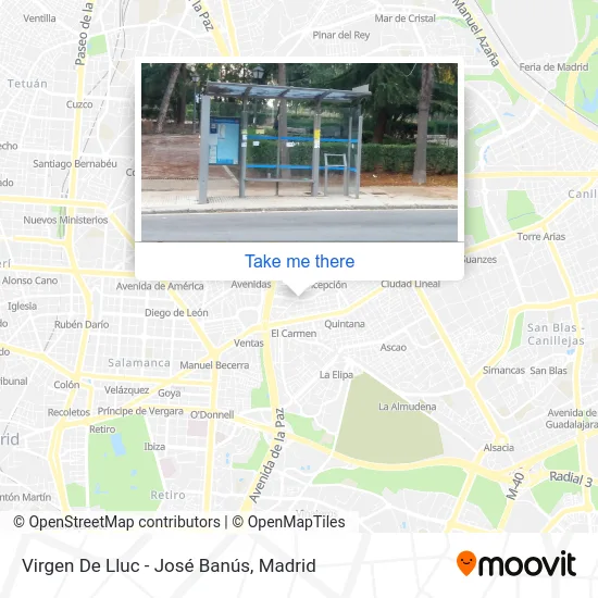 Virgen De Lluc - José Banús map