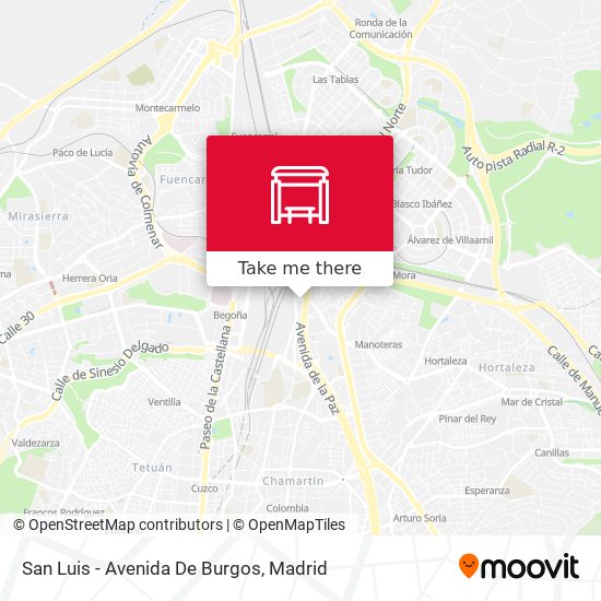 San Luis - Avenida De Burgos map