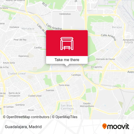 Guadalajara map