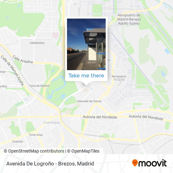 mapa Avenida De Logroño - Brezos