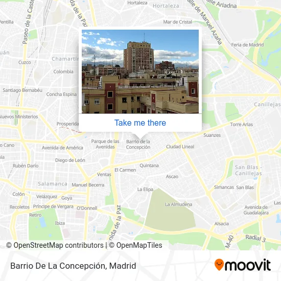 Barrio De La Concepción map