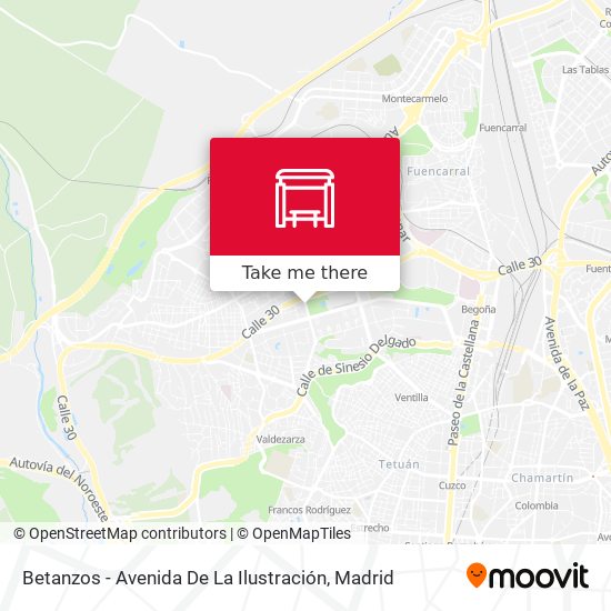 Betanzos - Avenida De La Ilustración map