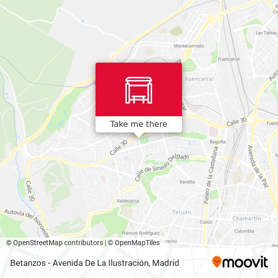 Betanzos - Avenida De La Ilustración map