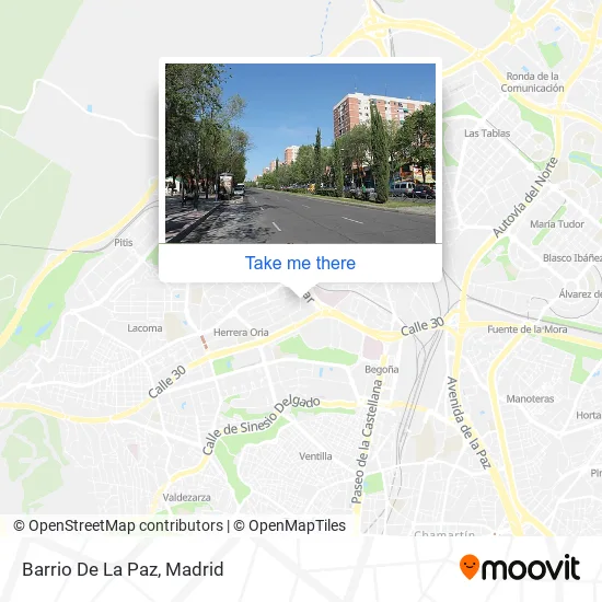Barrio De La Paz map