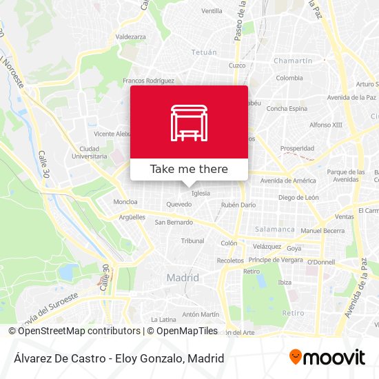 Álvarez De Castro - Eloy Gonzalo map
