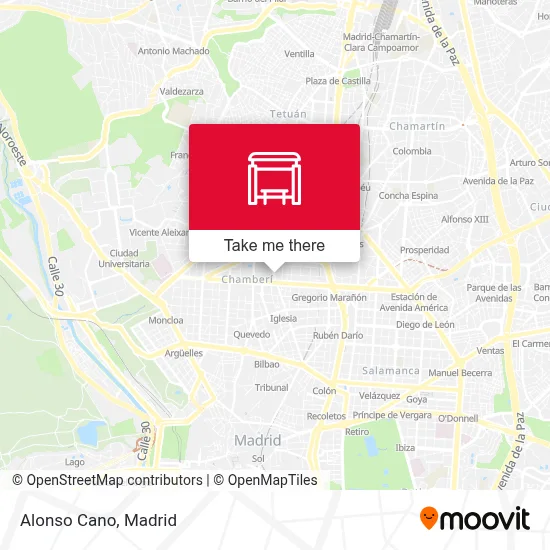Alonso Cano map