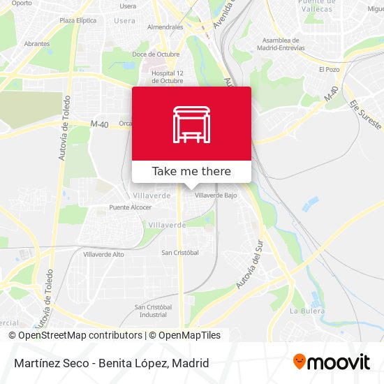Martínez Seco - Benita López map