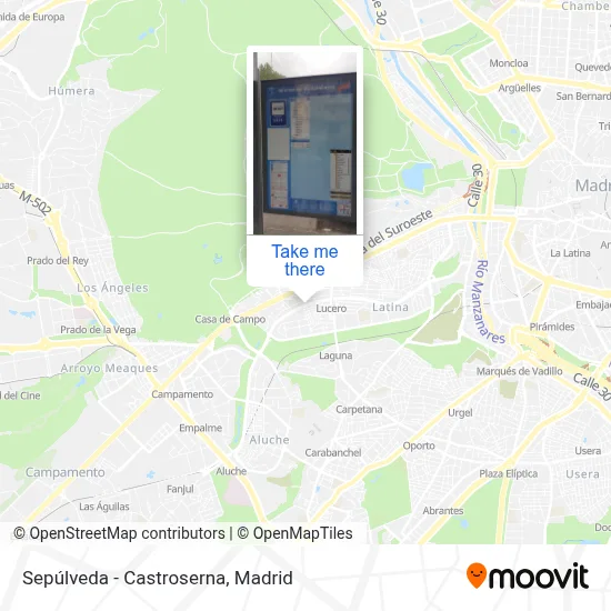 Sepúlveda - Castroserna map