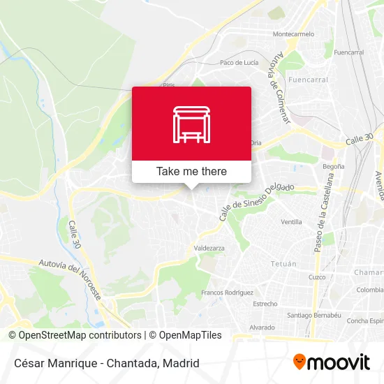 César Manrique - Chantada map