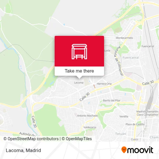 Lacoma map