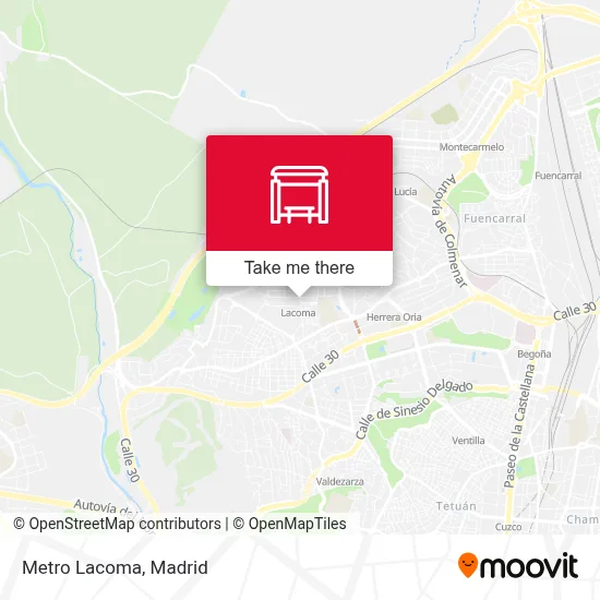 Metro Lacoma map