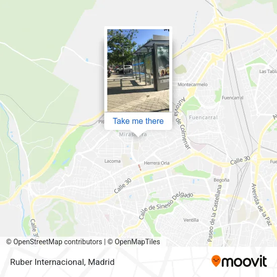 Ruber Internacional map