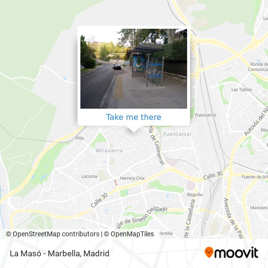 La Masó - Marbella map