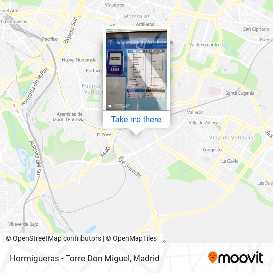 Hormigueras - Torre Don Miguel map