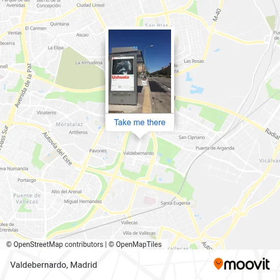 Valdebernardo map