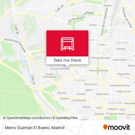 mapa Metro Guzmán El Bueno