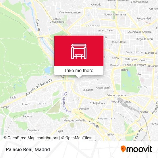Palacio Real map