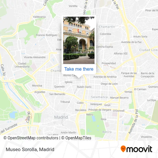 Museo Sorolla map