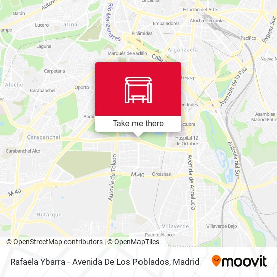 Avenida De Los Poblados - Rafaela Ybarra map