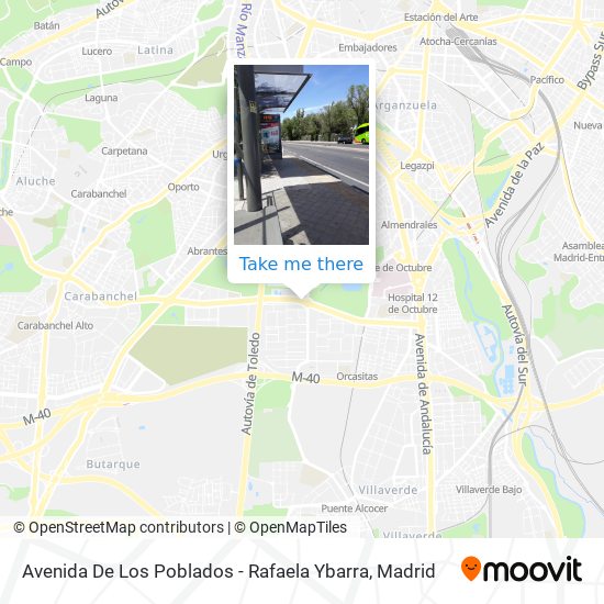 Avenida De Los Poblados - Rafaela Ybarra map