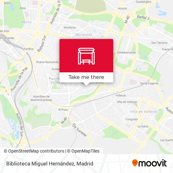 Biblioteca Miguel Hernández map
