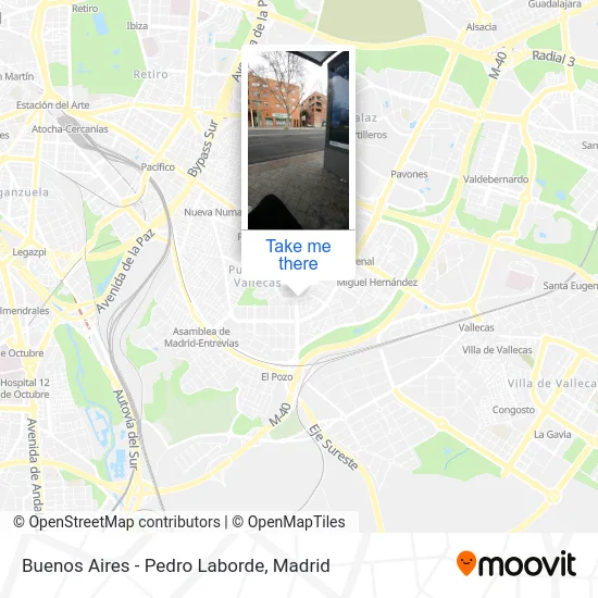 Buenos Aires - Pedro Laborde map