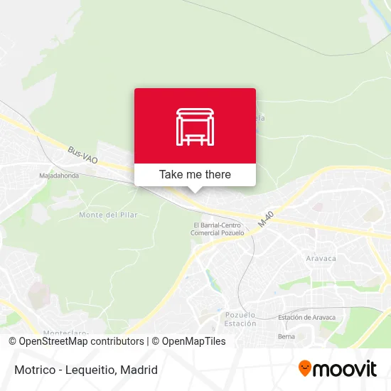 Motrico - Lequeitio map