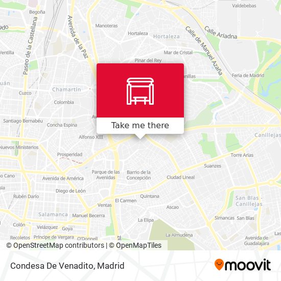 Condesa De Venadito map