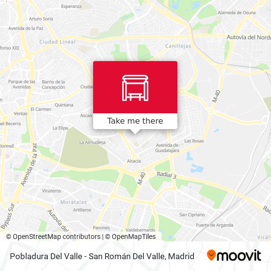 Pobladura Del Valle - San Román Del Valle map