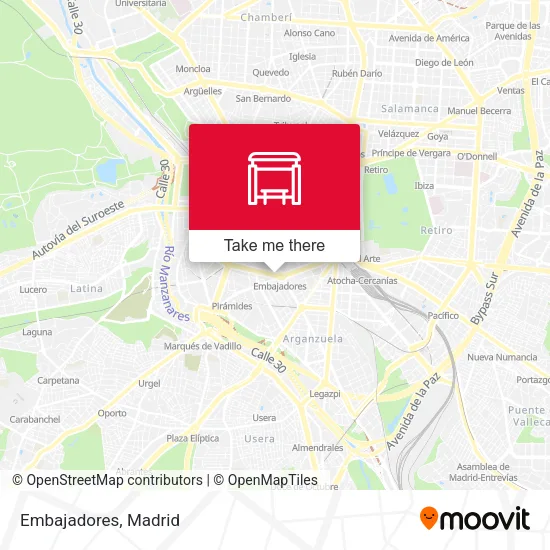 Embajadores map