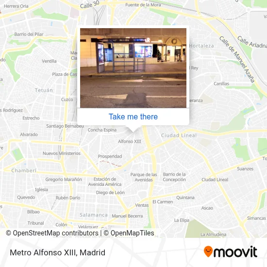 Metro Alfonso XIII map