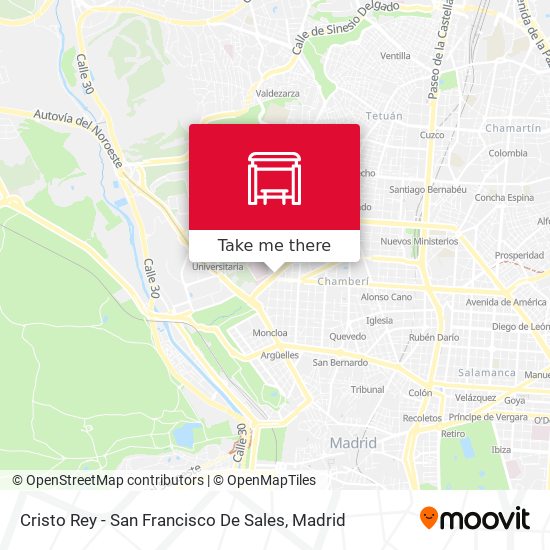 Cristo Rey - San Francisco De Sales map