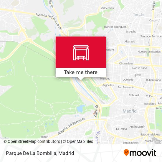 Parque De La Bombilla map