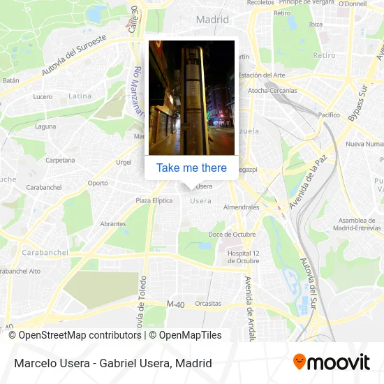 Marcelo Usera - Gabriel Usera map