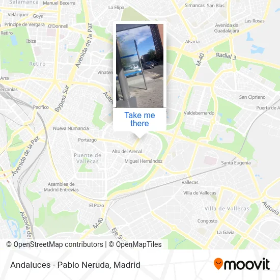 Andaluces - Pablo Neruda map