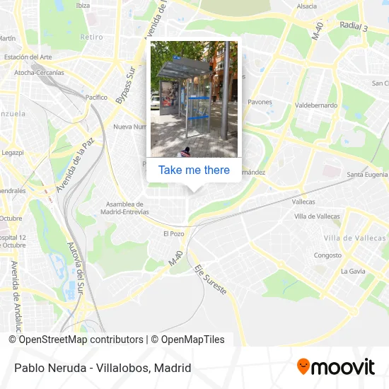 Pablo Neruda - Villalobos map