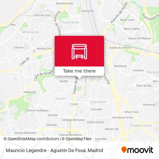 Mauricio Legendre - Agustín De Foxá map