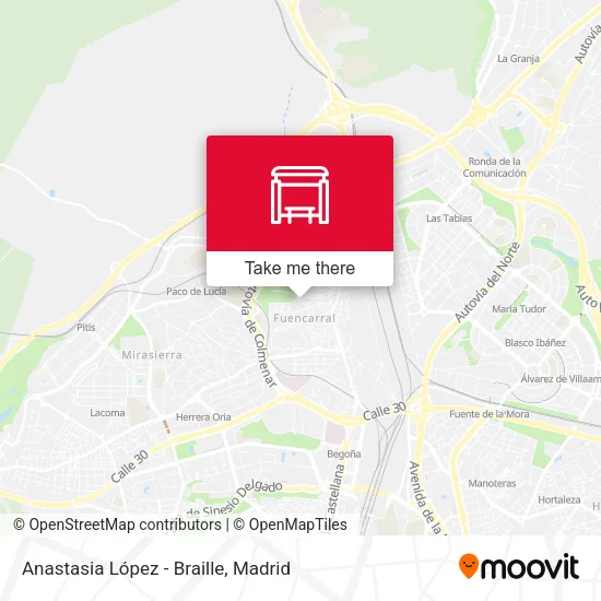 Anastasia López - Braille map