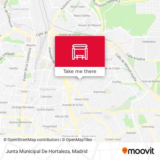 Junta Municipal De Hortaleza map
