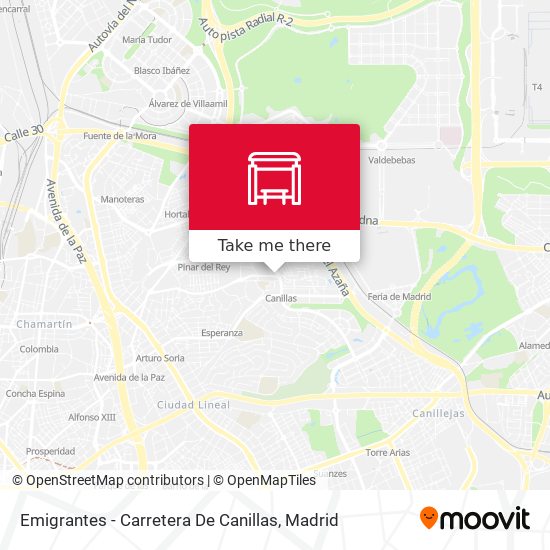 Emigrantes - Carretera De Canillas map