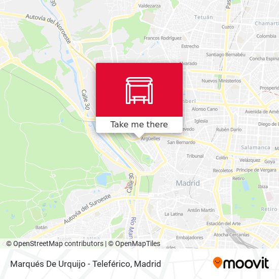 Marqués De Urquijo - Teleférico map