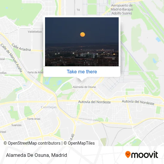 Alameda De Osuna map