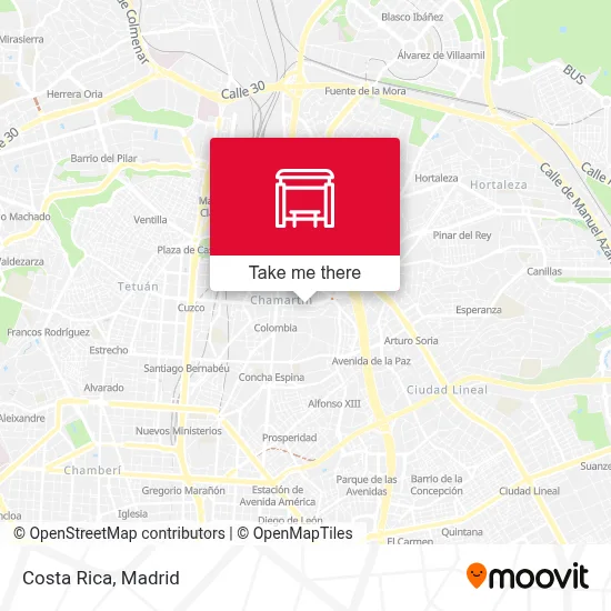 Costa Rica map