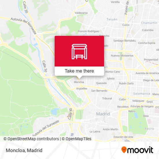 Moncloa map