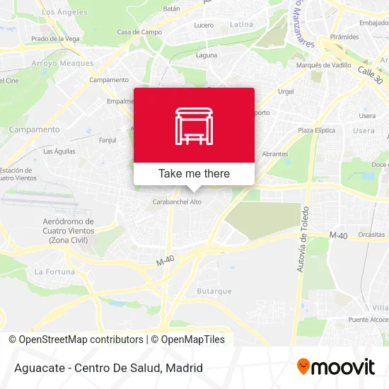 Aguacate - Centro De Salud map