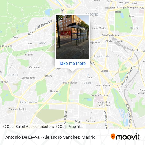 Antonio De Leyva - Alejandro Sánchez map