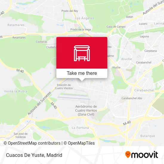 mapa Cuacos De Yuste