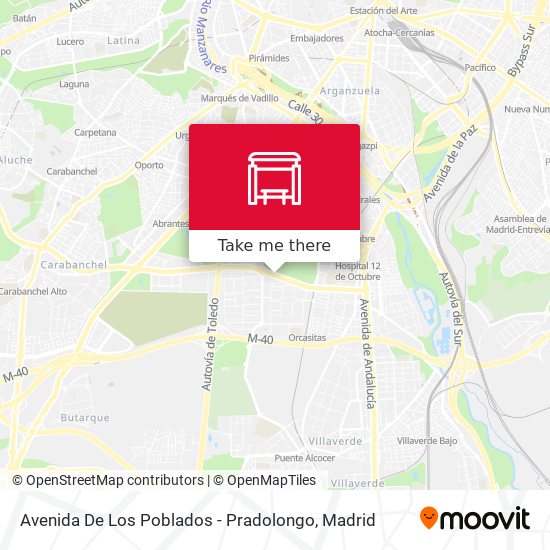 Avenida De Los Poblados - Pradolongo map