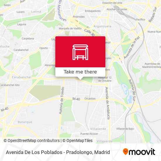 Avenida De Los Poblados - Pradolongo map