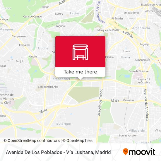 Avenida De Los Poblados - Vía Lusitana map